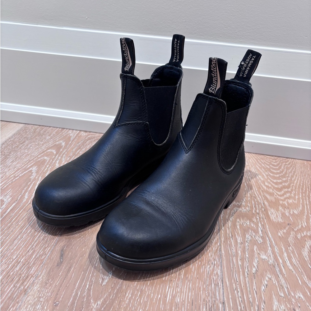 Blundstone Classic Black Leather Boots Size 5/W8